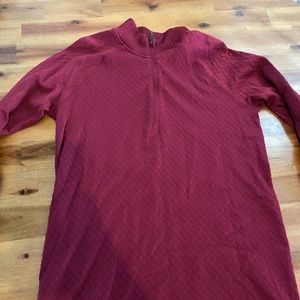 Lululemon half zip running top. Size 10